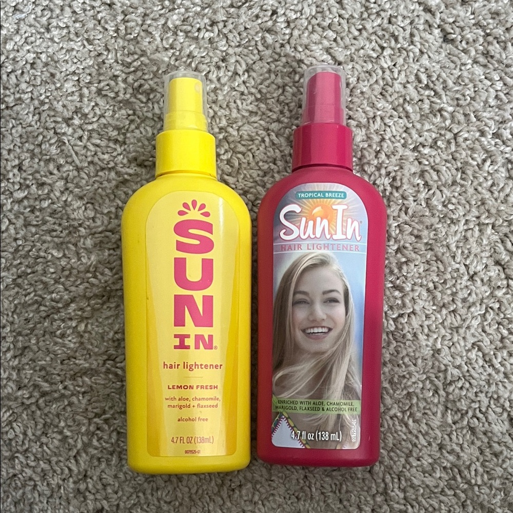 Kids Hair Lightener Spray - Yellow & Pink